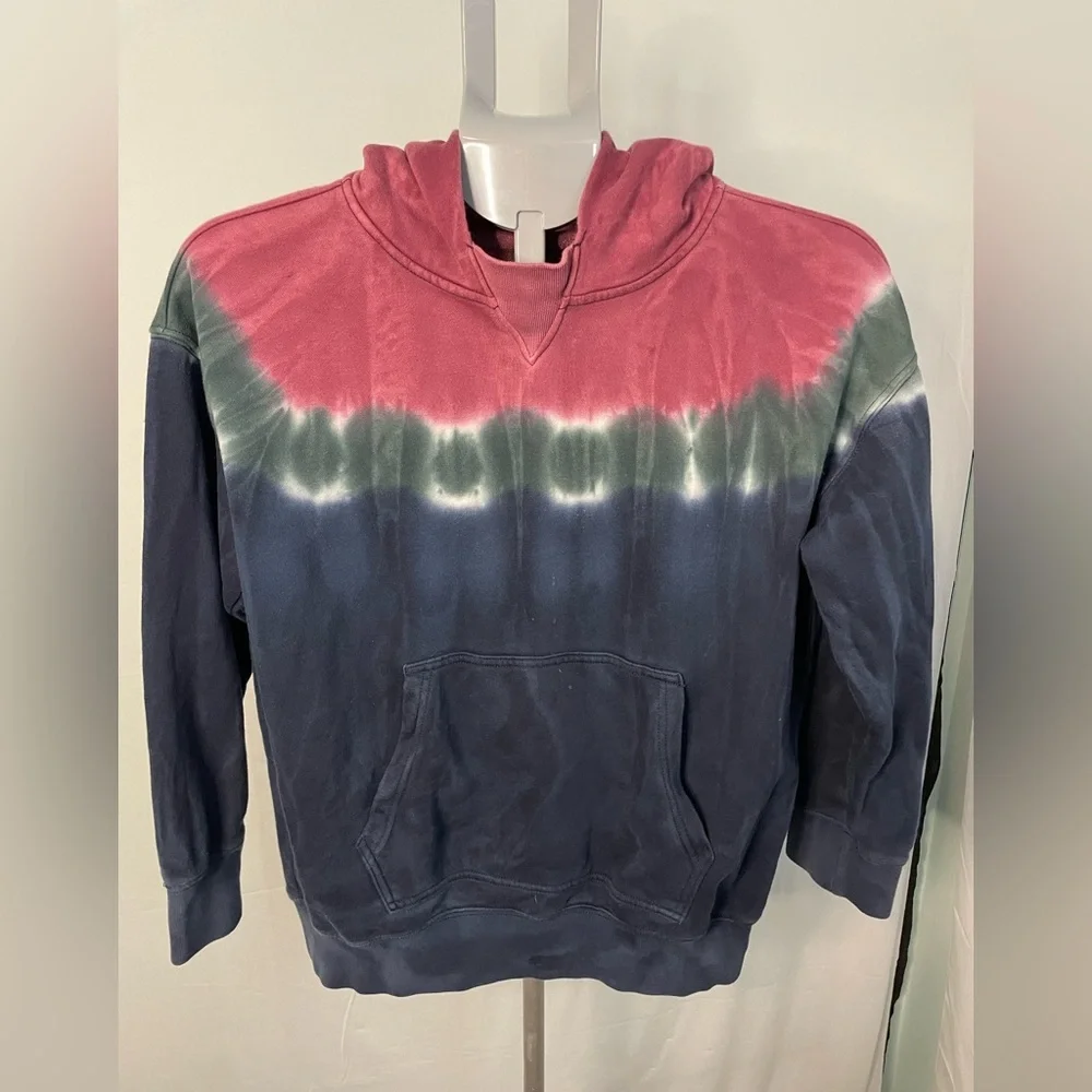 GAP teen size‎ 10 Tie-Dye Hoodie in Red, Green, and Blue